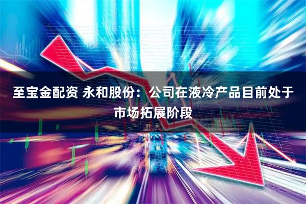 至宝金配资 永和股份：公司在液冷产品目前处于市场拓展阶段